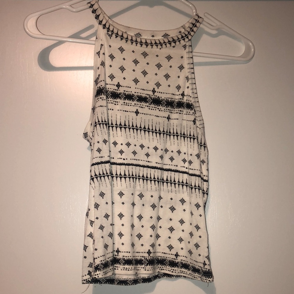 Aztec design crop top